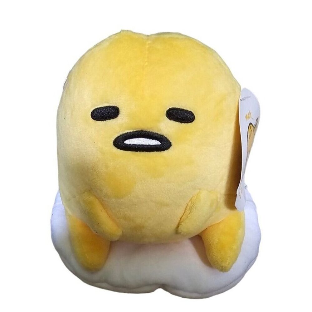 Gudetama The Lazy Egg Sitting Plush Sanrio Stuffed Animal Toy Cute Kawaii 7" Toy